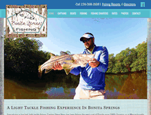 Tablet Screenshot of bonitaspringsfishing.com